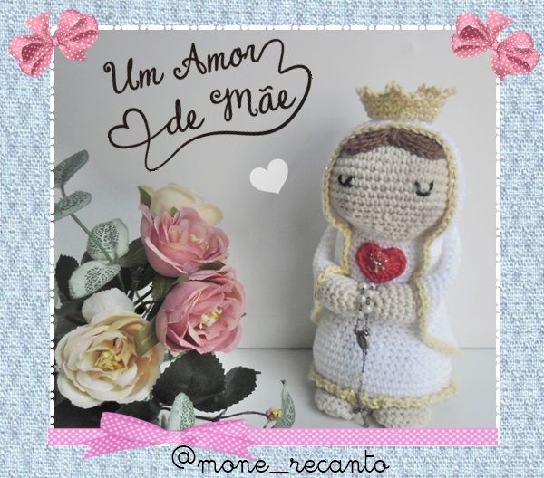 Nossa Senhora de Fátima Amigurumi