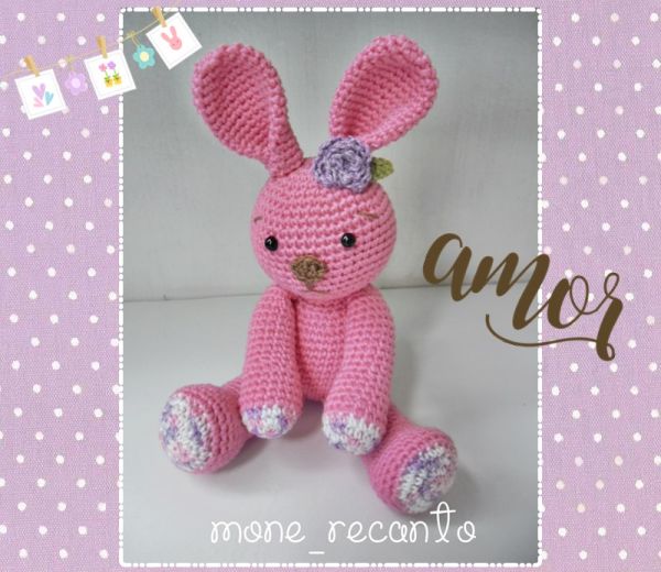 Coelhinha Lilica Amigurumi