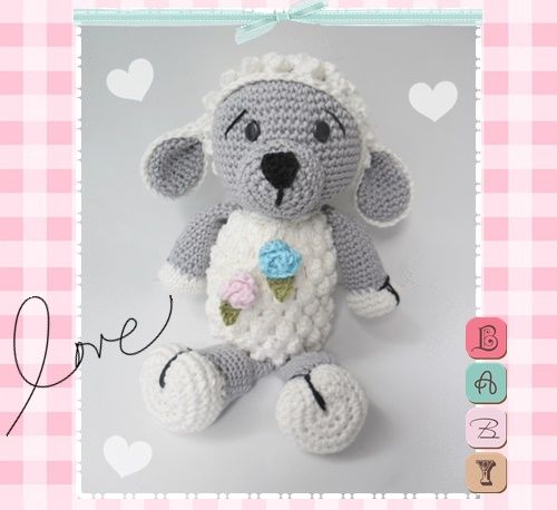 Ovelhinha Baby Amigurumi