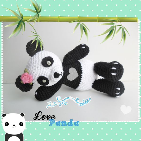 Pandinha Luly Amigurumi