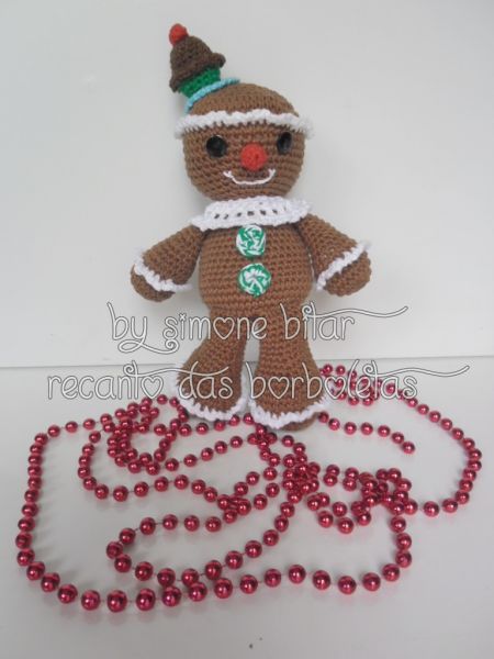 Gingerbread Menino Amigurumi