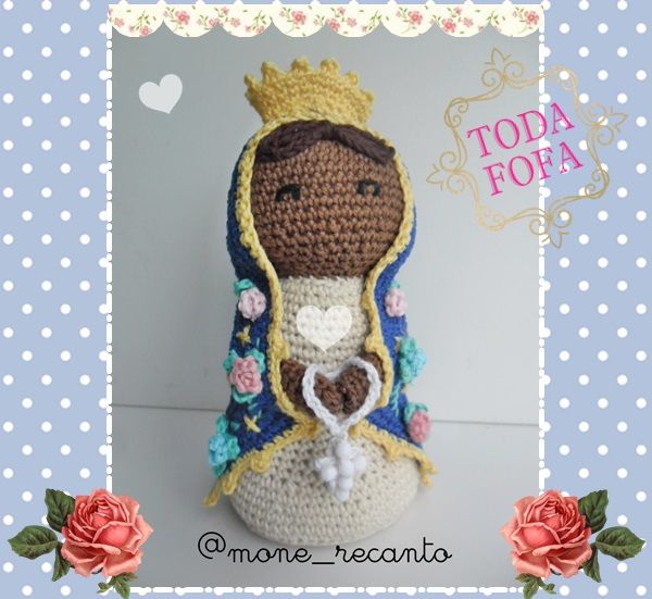 Nossa Senhora de Aparecida Amigurumi